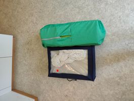 Kinderreisebett Chicco grün inkl. Tasche und Matratze