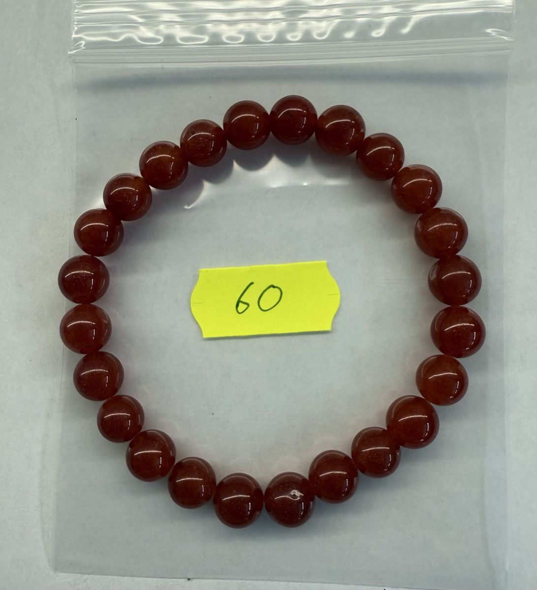 Bracciali & Braccialetti: Schönes Karneol-Armband, elastisch. – Nuovo e nell'imballaggio originale da Rheinfelden venduto da Gazzi