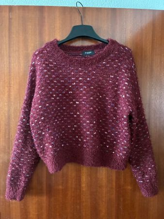 Maglione bordeaux Barone Firenze, come nuovo, taglia S