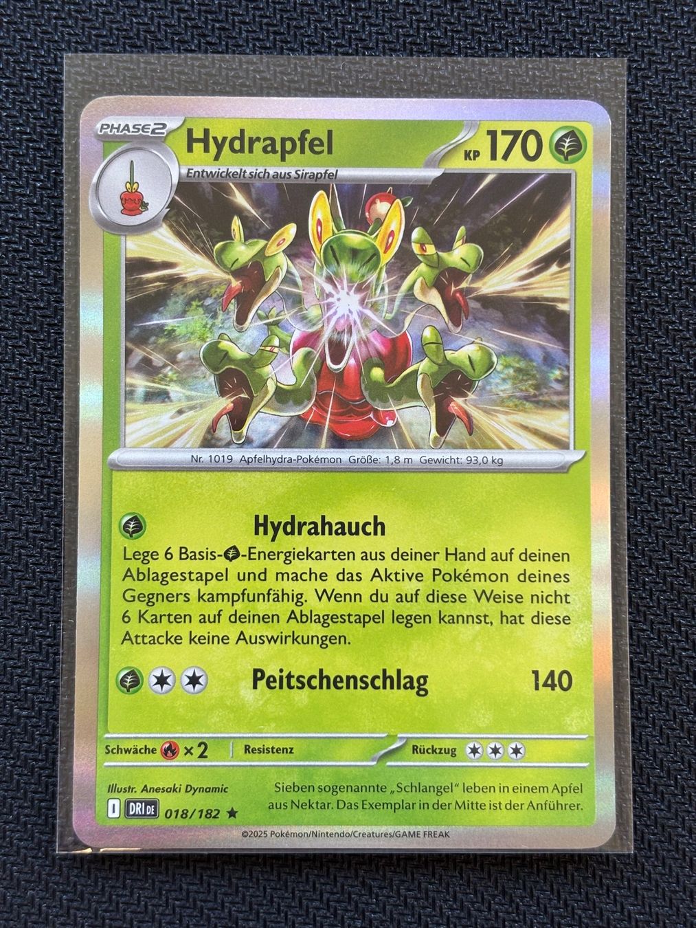 Pokémon Carte collezionabili: Hydrapfel (DRI 018) Holo - Ewige Rivalen - DE – Nuovo (secondo la descrizione) da Hergiswil NW venduto da Feybyen