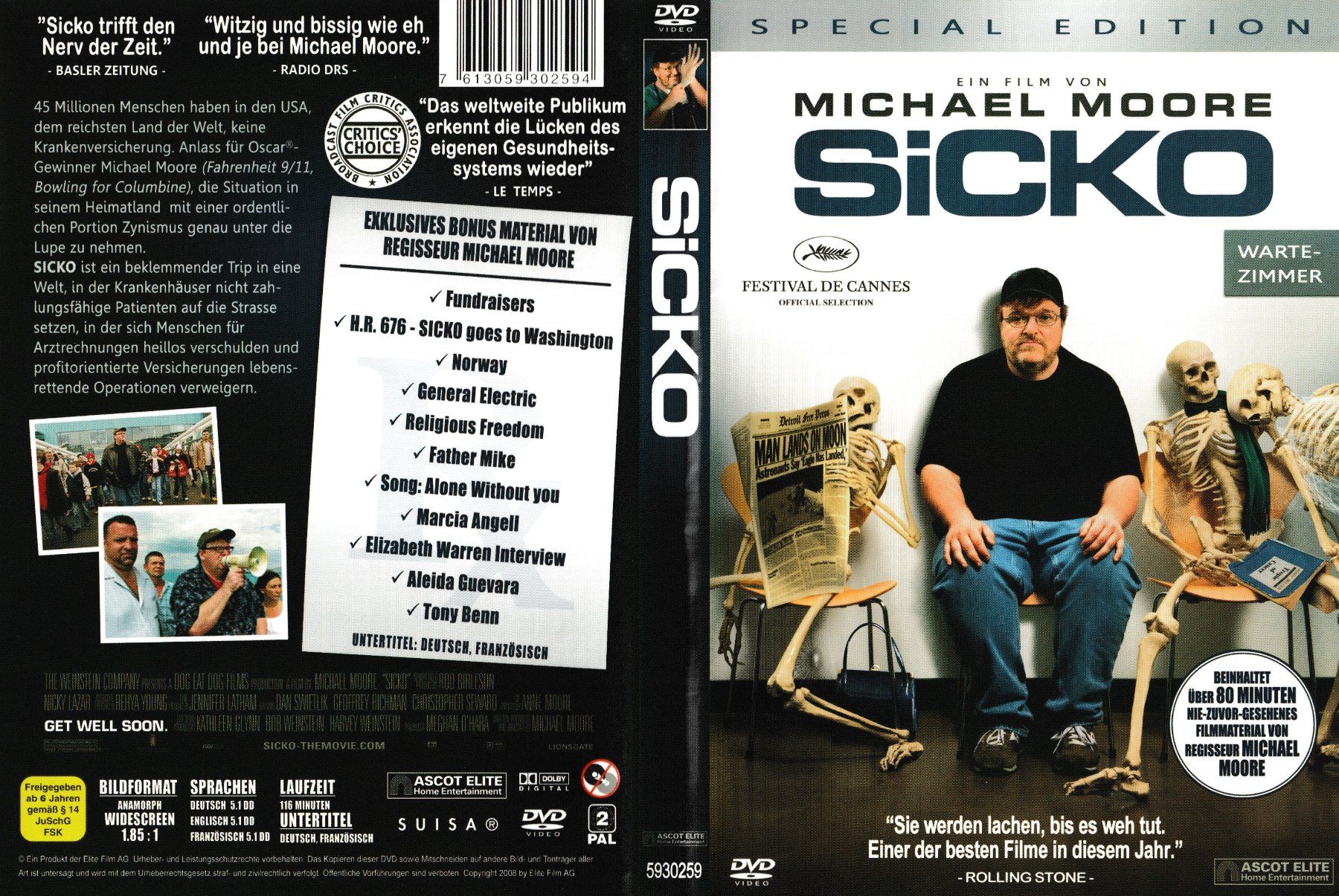 Tutti i DVDs: DVD - Sicko (Special Edition) – Usato da Langnau am Albis venduto da MediaRescuerKeLoX