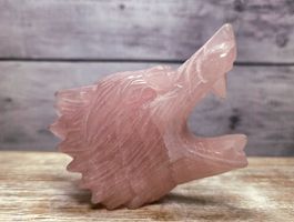 Top Rosenquarz Wolf 468g