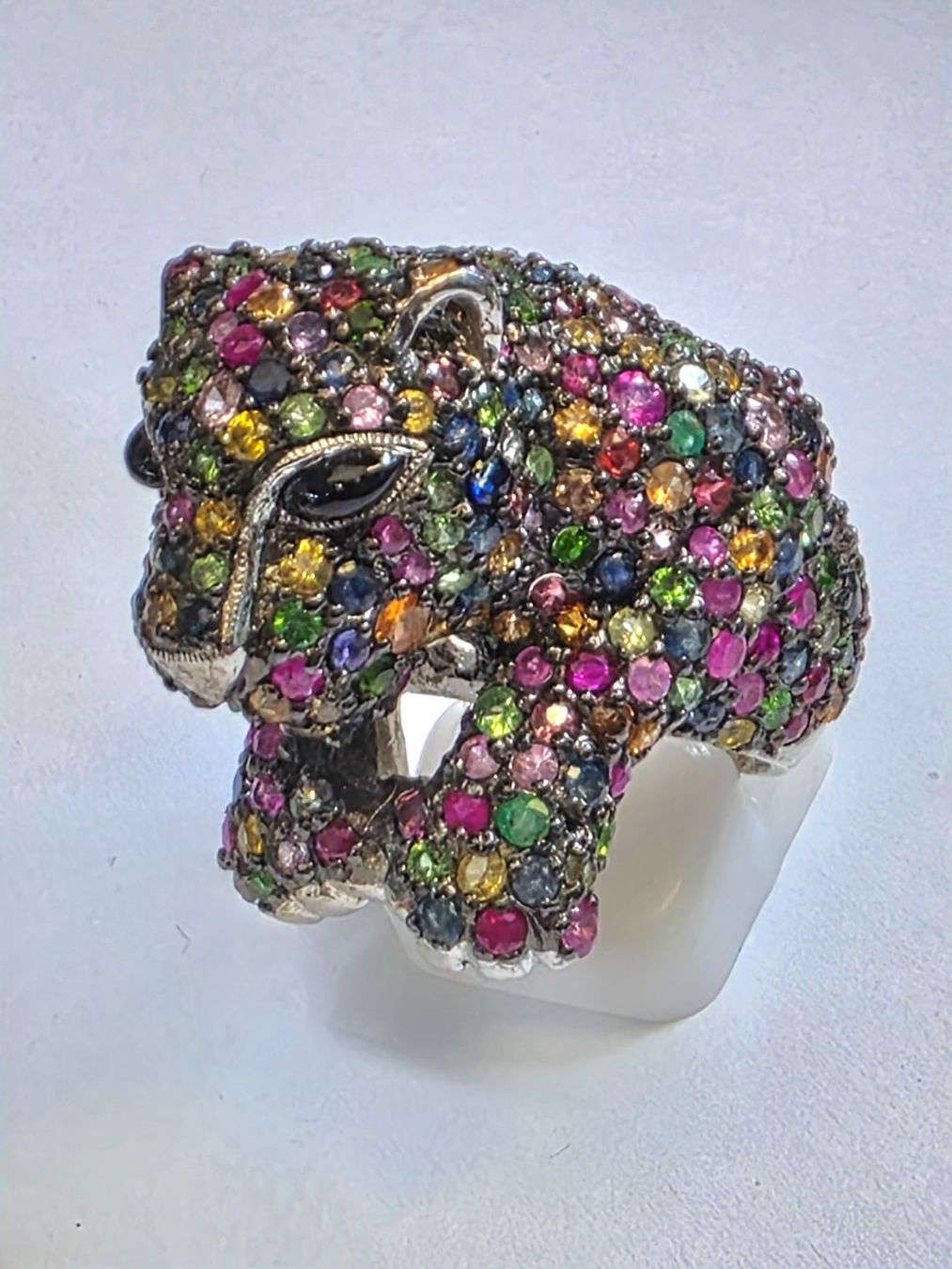 Bagues: Panther Design Ring Edelsteine – Neuf (Voir description) à Zürich par benedikt12 4