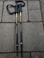Leki Wanderstöcke 110-145cm Makalu Schwarz Gold