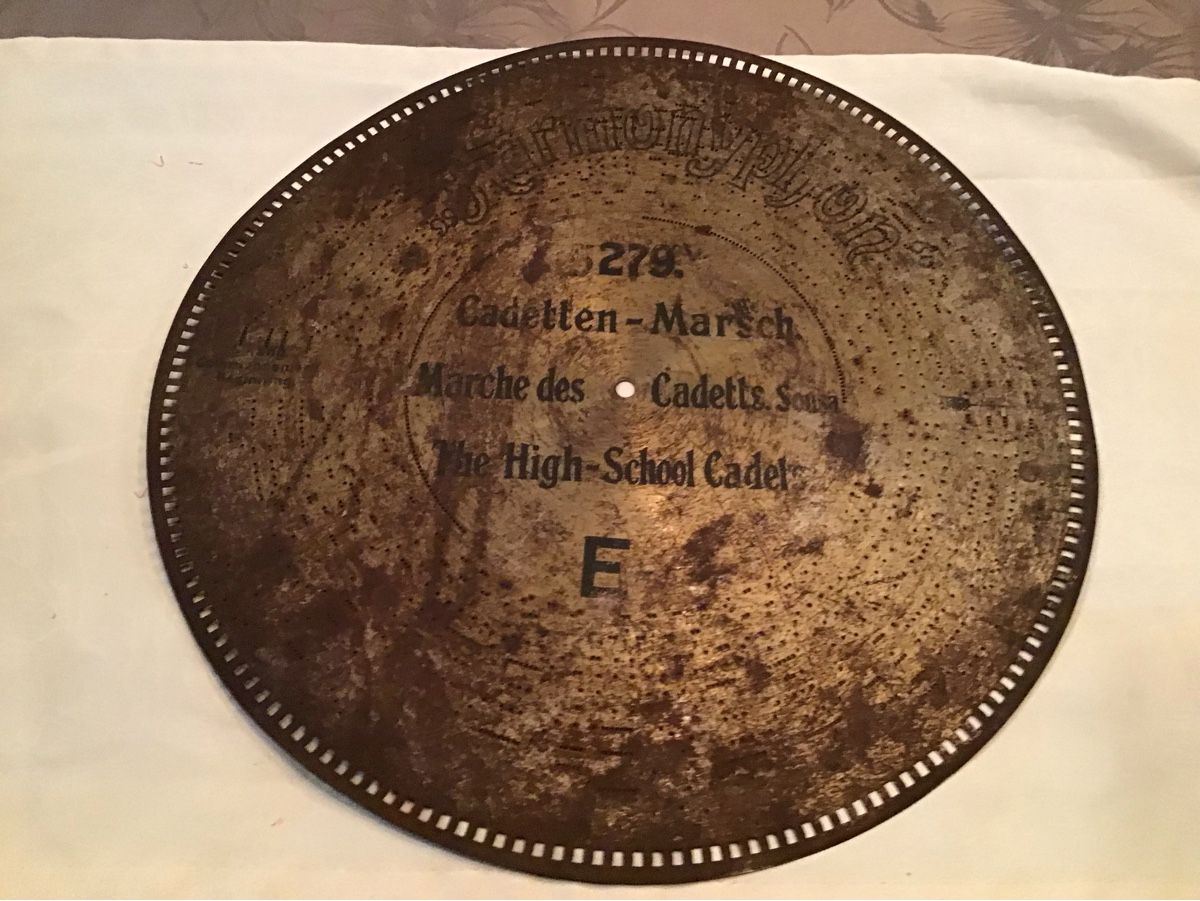 Piatti di portata: Polyfonblechmusikplatten – Usato da schönenbuch venduto da Josefus 4