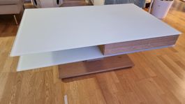 Dessign Salontisch  Voglauer  Glas  Optiwhite  Doppeldeck