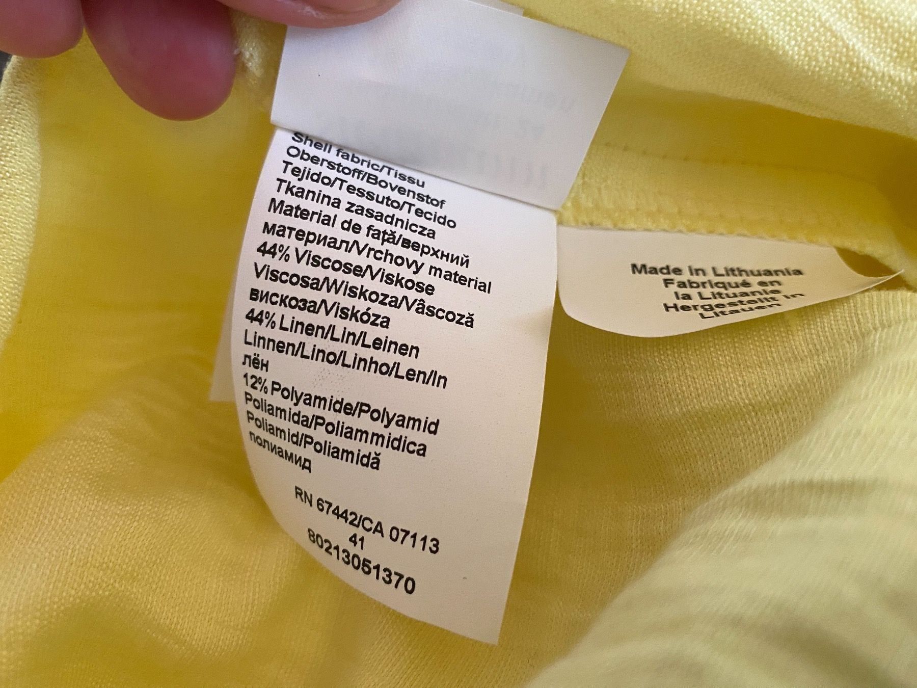 Giacche: Jacke aus Viskose und Leinen – Usato da St Gallen venduto da Berta343 5