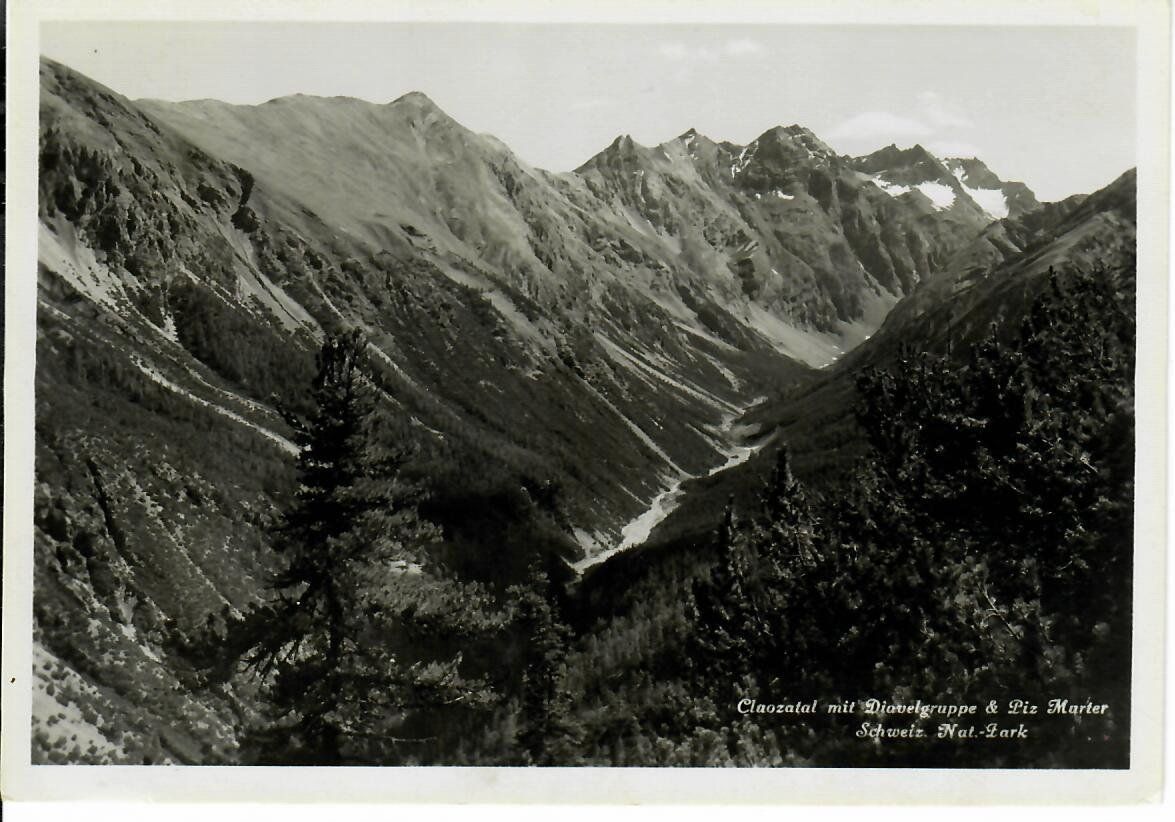 Cartoline postali: Cluozatal - Zernez  1946 – Usato da Hochdorf venduto da Ziegel-16