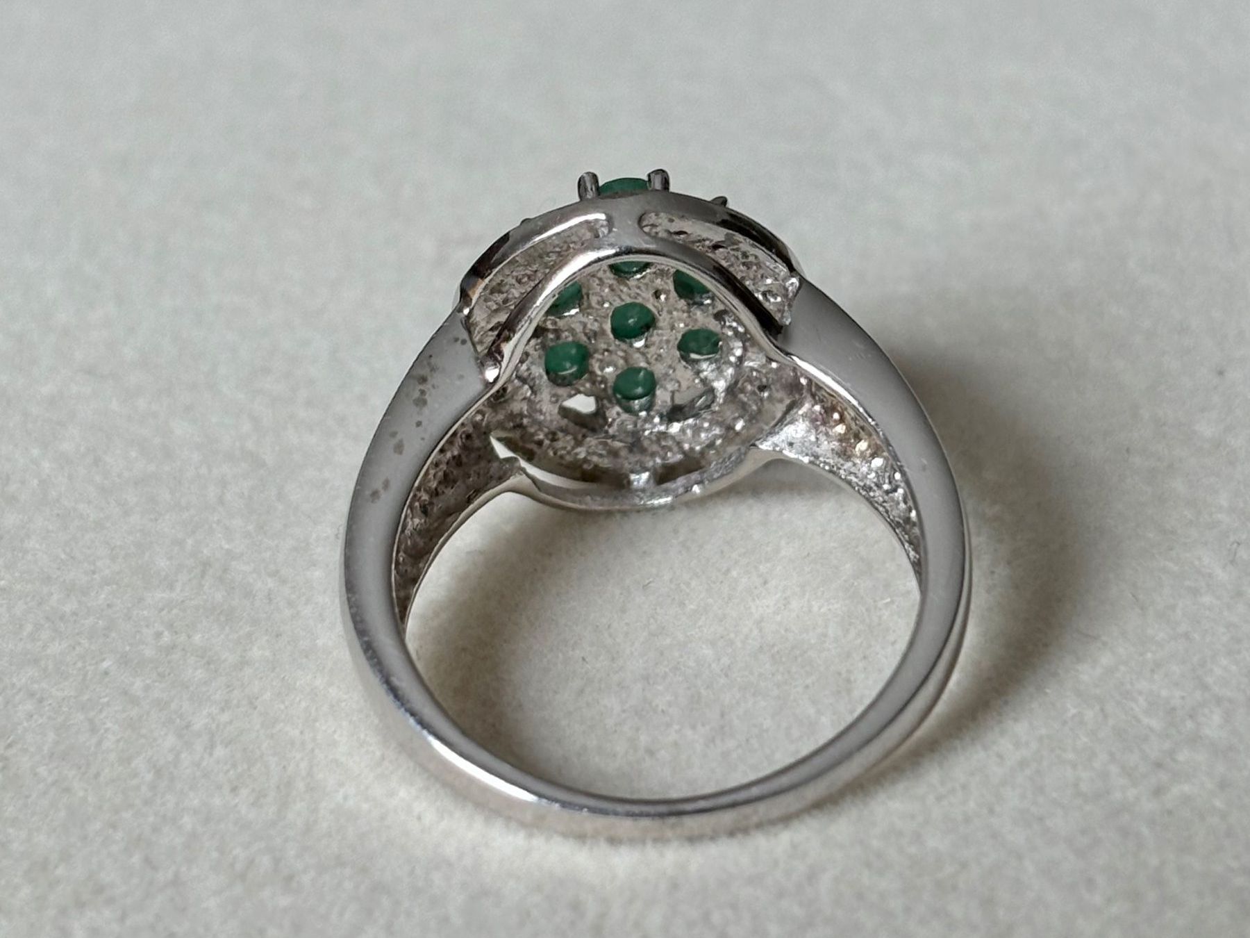 Anelli: Ring Smaragd, Silber 925, Gr. 60 – Nuovo (secondo la descrizione) da Brugg AG venduto da lau_9rvy 4