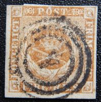 Dänemark Kat. 1 II gest. 1854 Kat. 55 Euro sign.