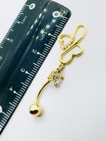 750/18 Karat Gold Piercing NEU