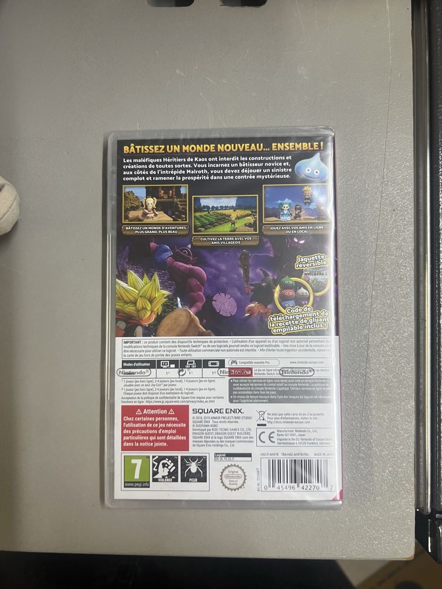 Nintendo Jeux: Dragon Quest Builders 2 neuf scellé nintendo switch – Neuf avec emballage d'origine à Matran par Shiryududragon 1