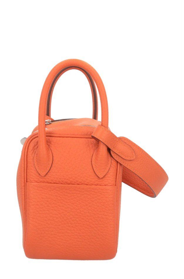 Hermès Sacs: HERMÈS Mini Lindy Feu – D'occasion à Winterthur par eva2015 7