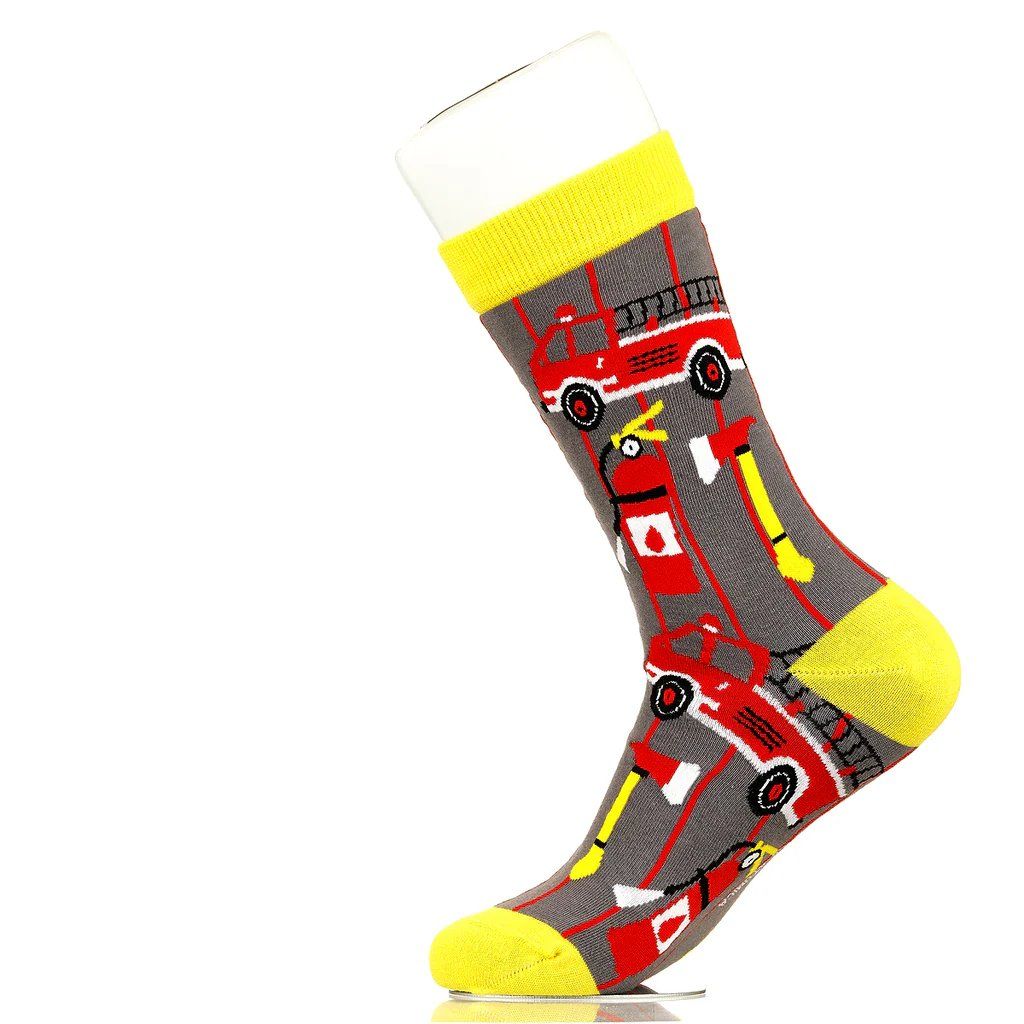 Calze: BUNTE DESIGN SOCKEN-Fire Fighter (Small 36-40) – Nuovo e nell'imballaggio originale da Luzern venduto da Sock_Atomica 1