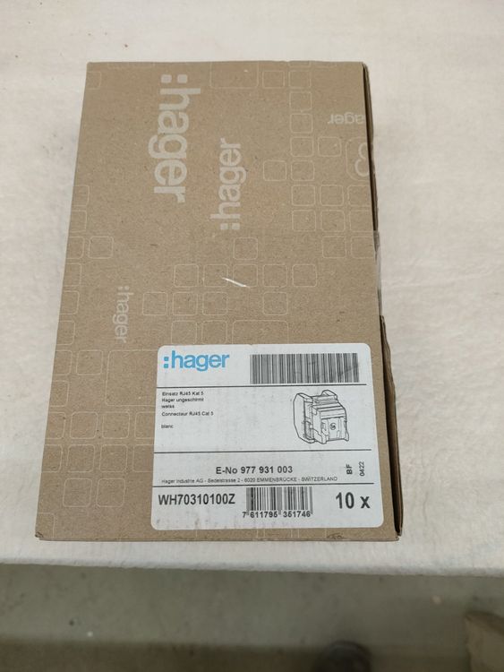 RJ 45 modul Hager (Neu und originalverpackt) in Adliswil für CHF 30 ...