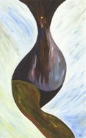 Acryl Zeichnung auf Papier: Belly