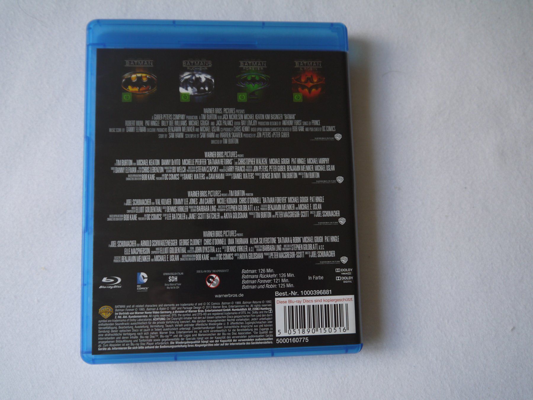 Tutti i DVDs: BATMAN 1- 4  (1989-1997) – Usato da Hagendorn venduto da Blaf 5