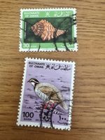Briefmarken Sultanat Oman 30 Baisa 100 Baisa
