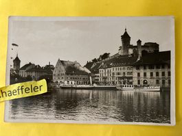 1939 Schaffhausen, Schiffslände mit Munot