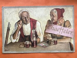 Postkarte Schweizer Schützenfest motiv 1824-1924
