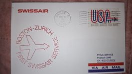 Swissair Boston - Zürich 08.05.1971