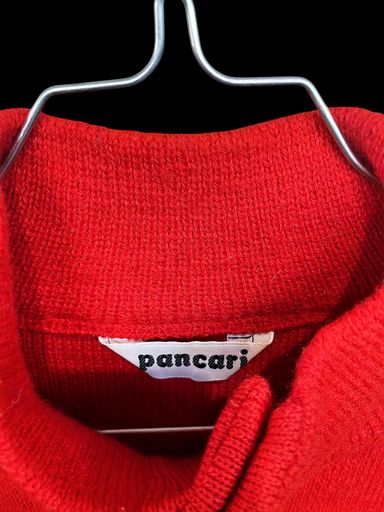 Pullover & Sweatshirts: Pancari Roter Wollpullover mit Schneeflockenmuster - Größe S – Gebraucht aus Zug von vinokilo 4