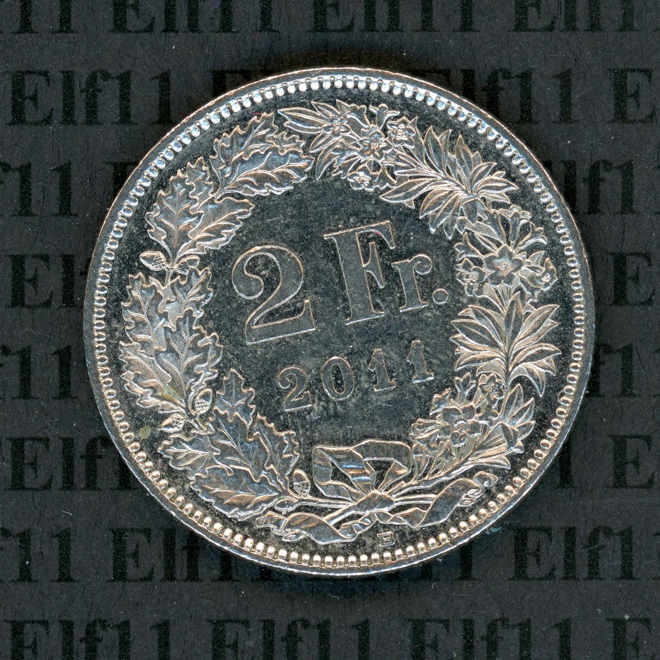 Tutti le monete: CHF___2.00 2011 vz-unz 2 Franken – Usato da Widnau venduto da Elf11