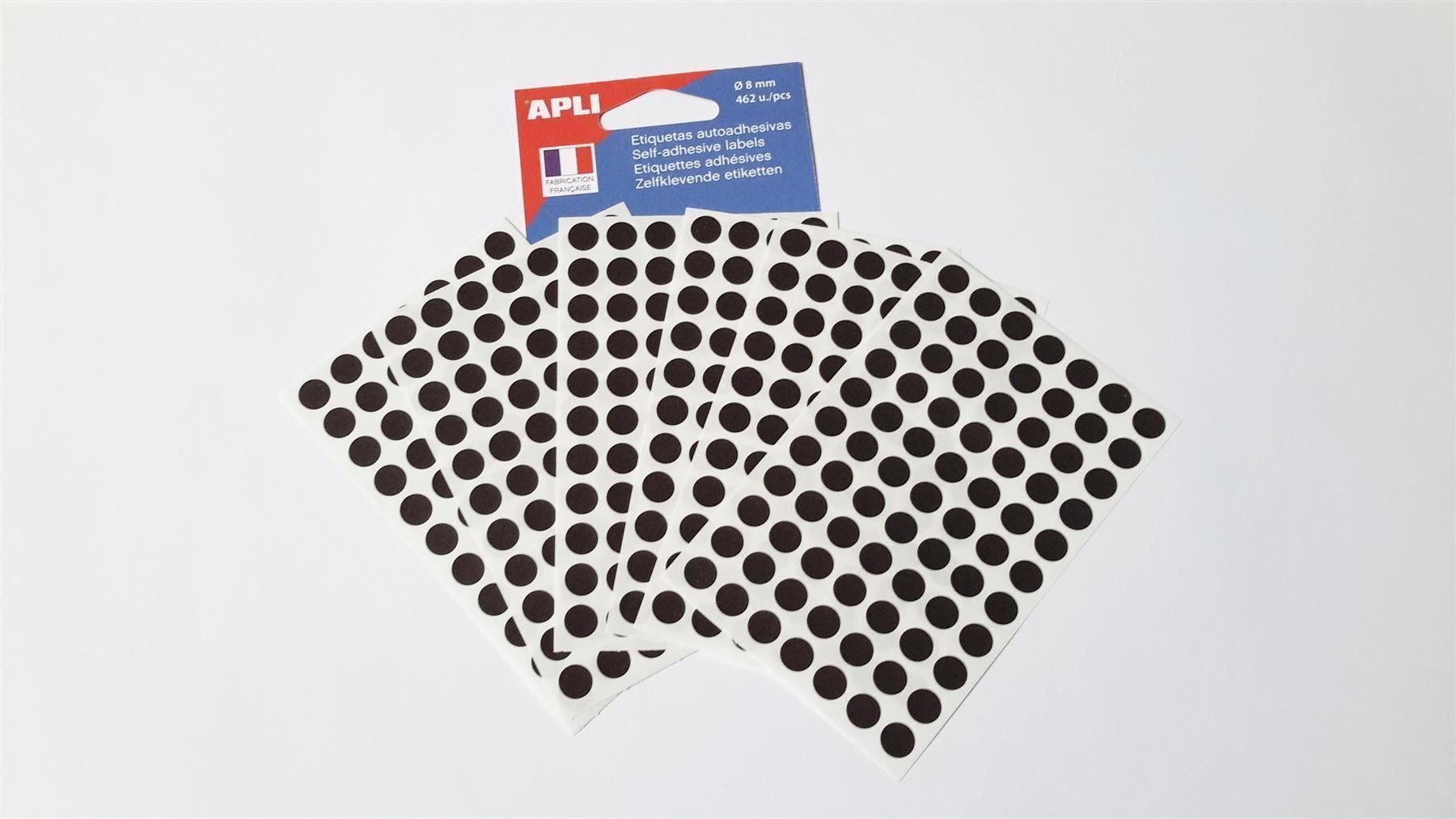 Sticker: Markierungspunkte, schwarz, 8mm, 462 St. – Nuovo e nell'imballaggio originale da St. Gallen venduto da cointec 6
