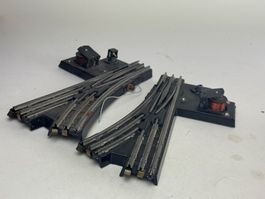 HA- (9)Trix Express 3 Leiter Gleichstrom Gleise Weichenpaar