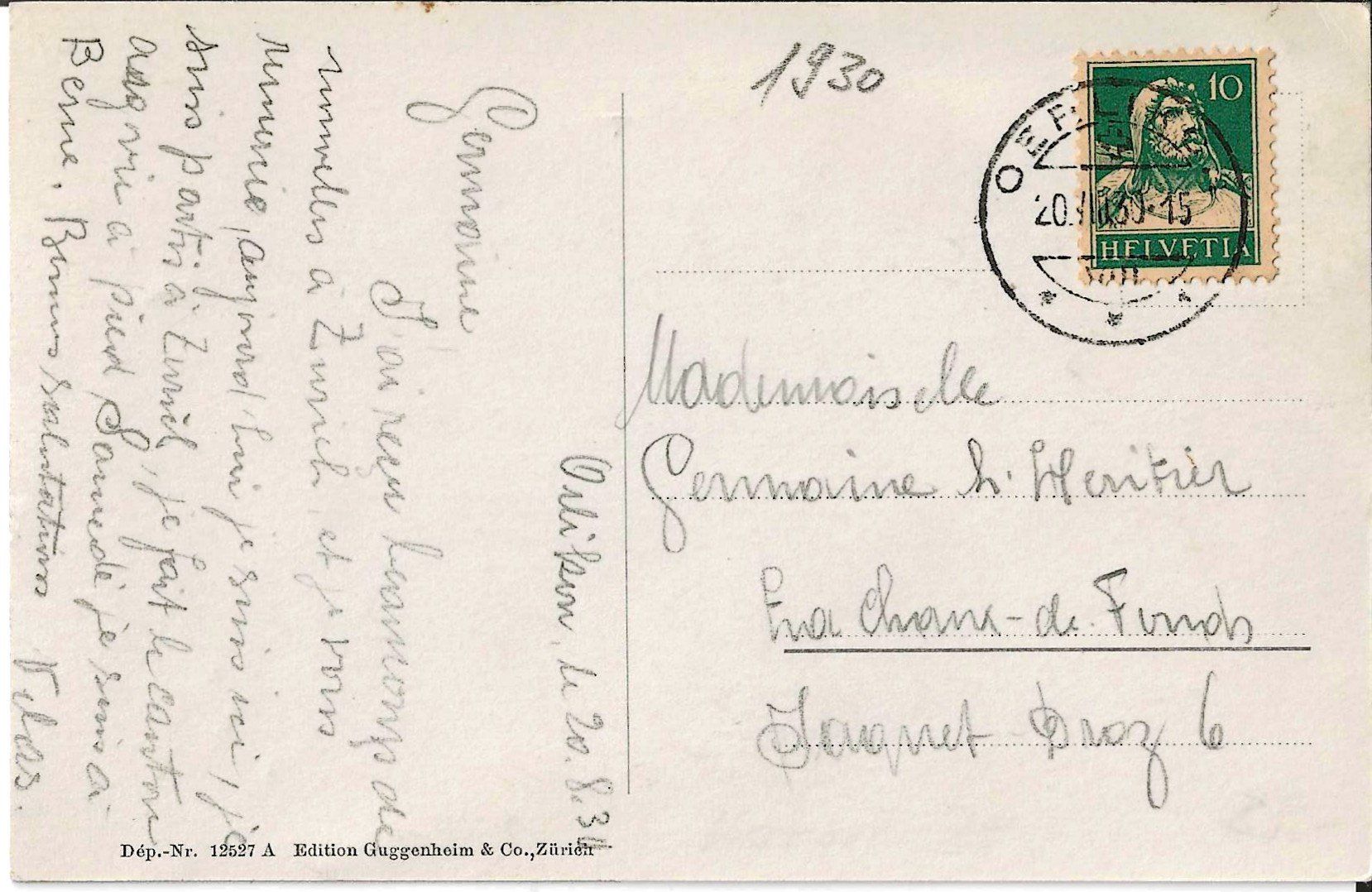 Cartes postales: Karte Oerlikon 1930 – D'occasion à Zürich par Philacat11 1