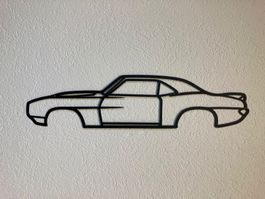 Auto Silhouette Metall Chevrolet Camaro 1969