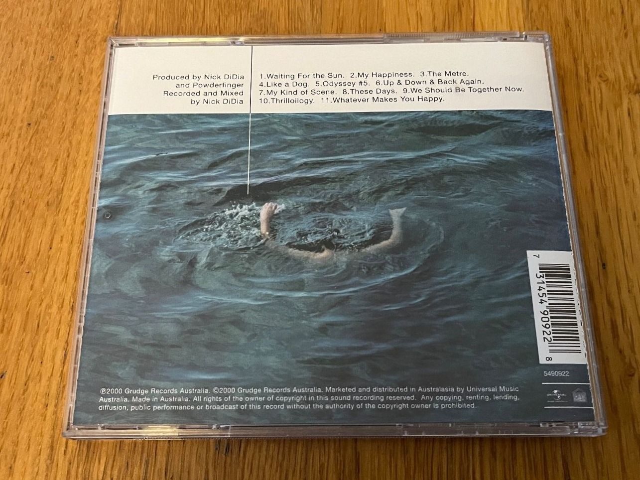 CD: CD - "Odyssey Number Five" von Powderfinger – Usato da Grosswangen venduto da Vita500 1