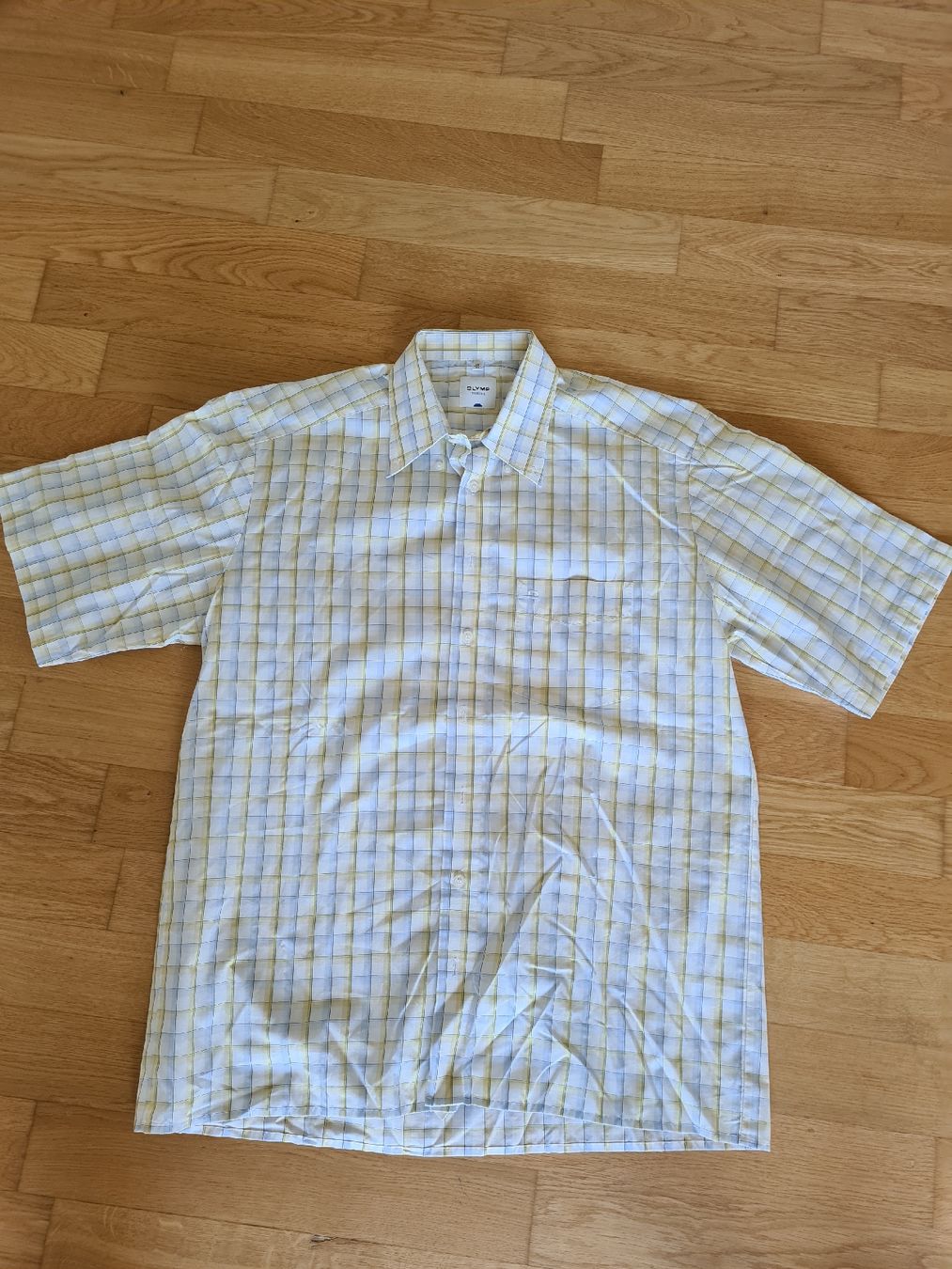 Camicie: Olymp Hemd Gr. 41 Kariert Kurzarm Herren – Usato da Horw venduto da Mirii91