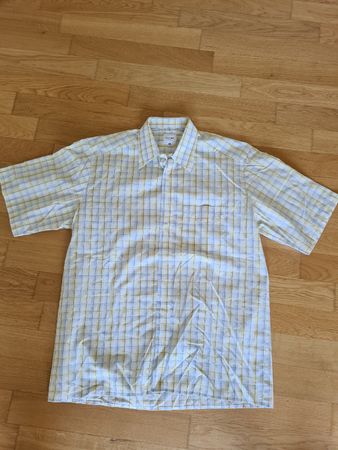 Olymp Hemd Gr. 41 Kariert Kurzarm Herren