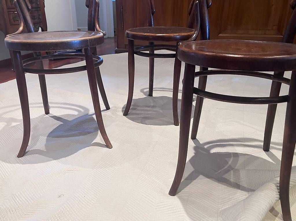 Stühle: 3 Bistrostühle aus Holz – Gebraucht aus Zürich von Kaspar1200 4