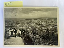 Ansichtskarte Uto-Kulm, Üetliberg, Ansicht auf Stadt, 1935