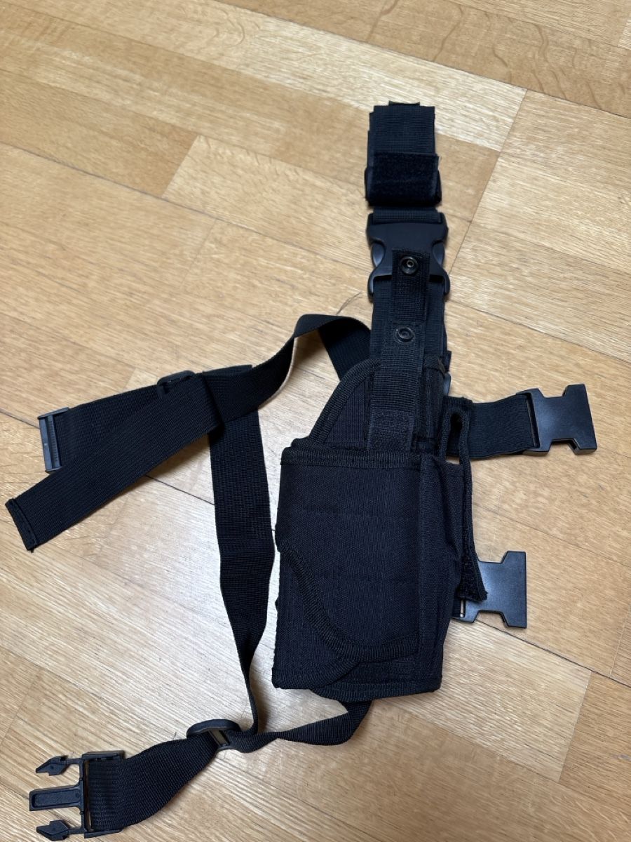 Tiro a segno: Oberschenkelholster tactical black, MFH – Nuovo (secondo la descrizione) da Münchenbuchsee venduto da goose87