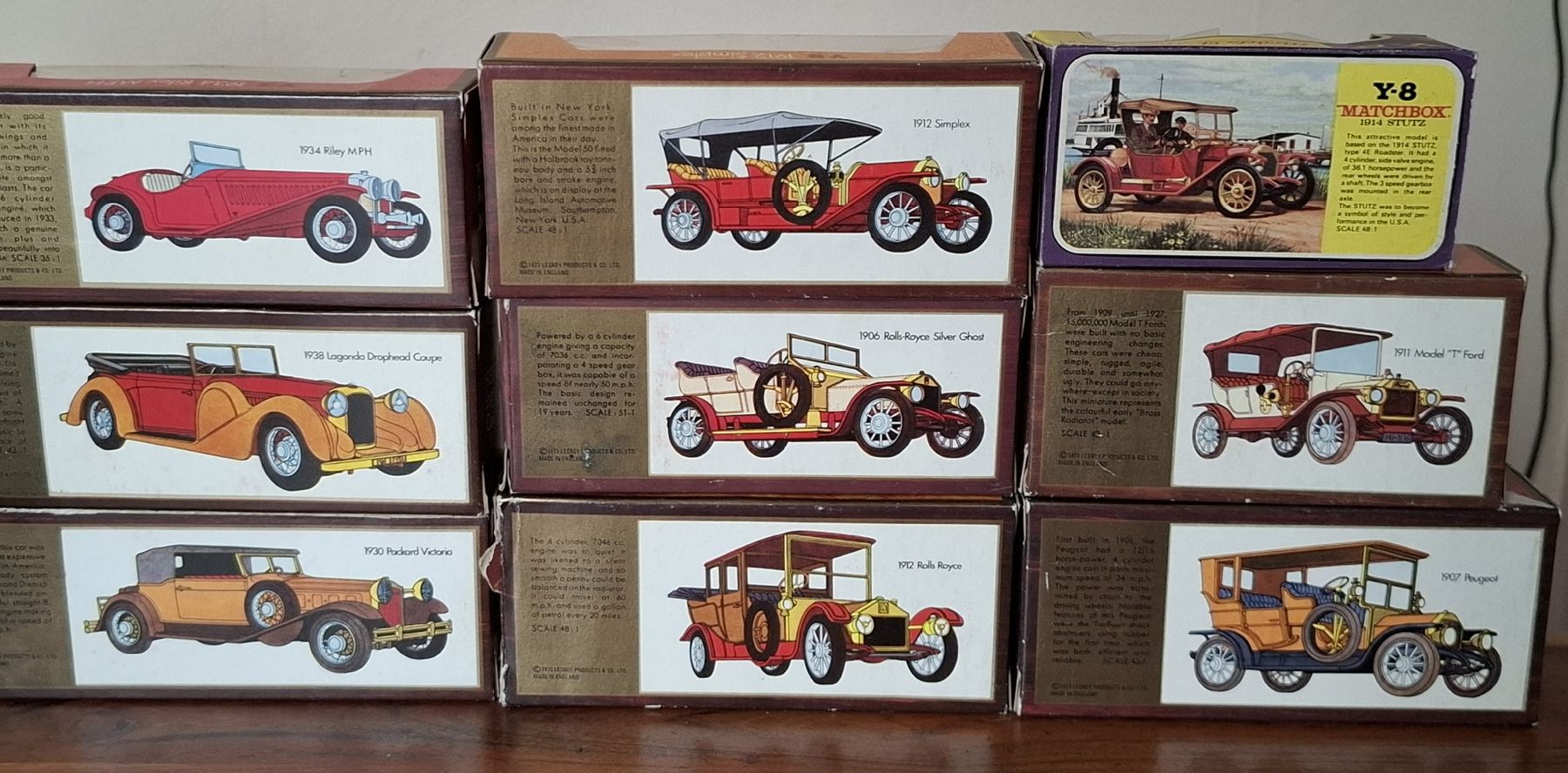 Matchbox Modellautos: MATCHBOX "MODELS OF YESTERYEAR" 9STK. AB 1FR.!!! – Gebraucht aus Reinach BL von vwbora75 1