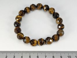 Tigerauge Armband 10mm Facettierte