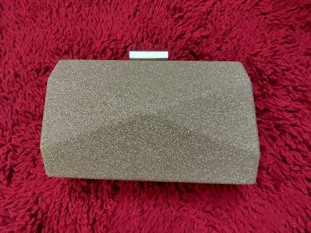 Olga Berg Clutch gold Hardcase NEU