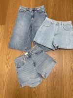 3er Set: Coole Jeansshorts,  Gr. 36