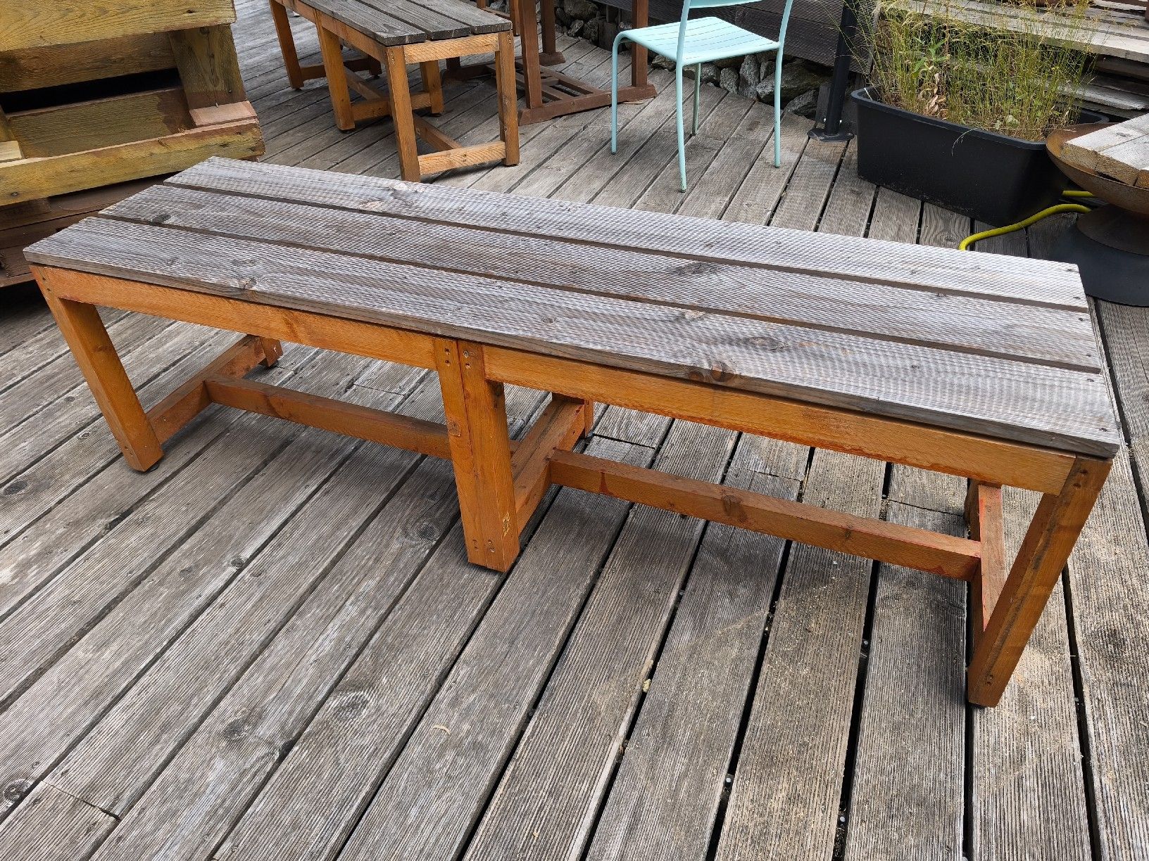 Panchine: schoene Gartensitzbank handgefertigt 160 cm – Usato da Göschenen venduto da kai_9ppg 2