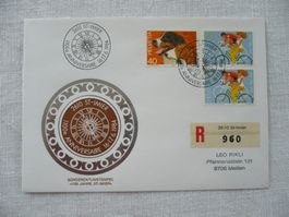 16.-17.6.84 Sonderstempel 1100 Jahre St. Imier