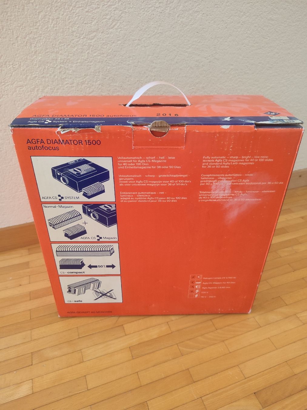 Proiettori: Projecteur Diapo AGFA Diamator 1500 Autofocus – Usato da Bougy-Villars venduto da Vogue 6