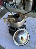 Fondue Chonoise Caquelon mit Gabeln