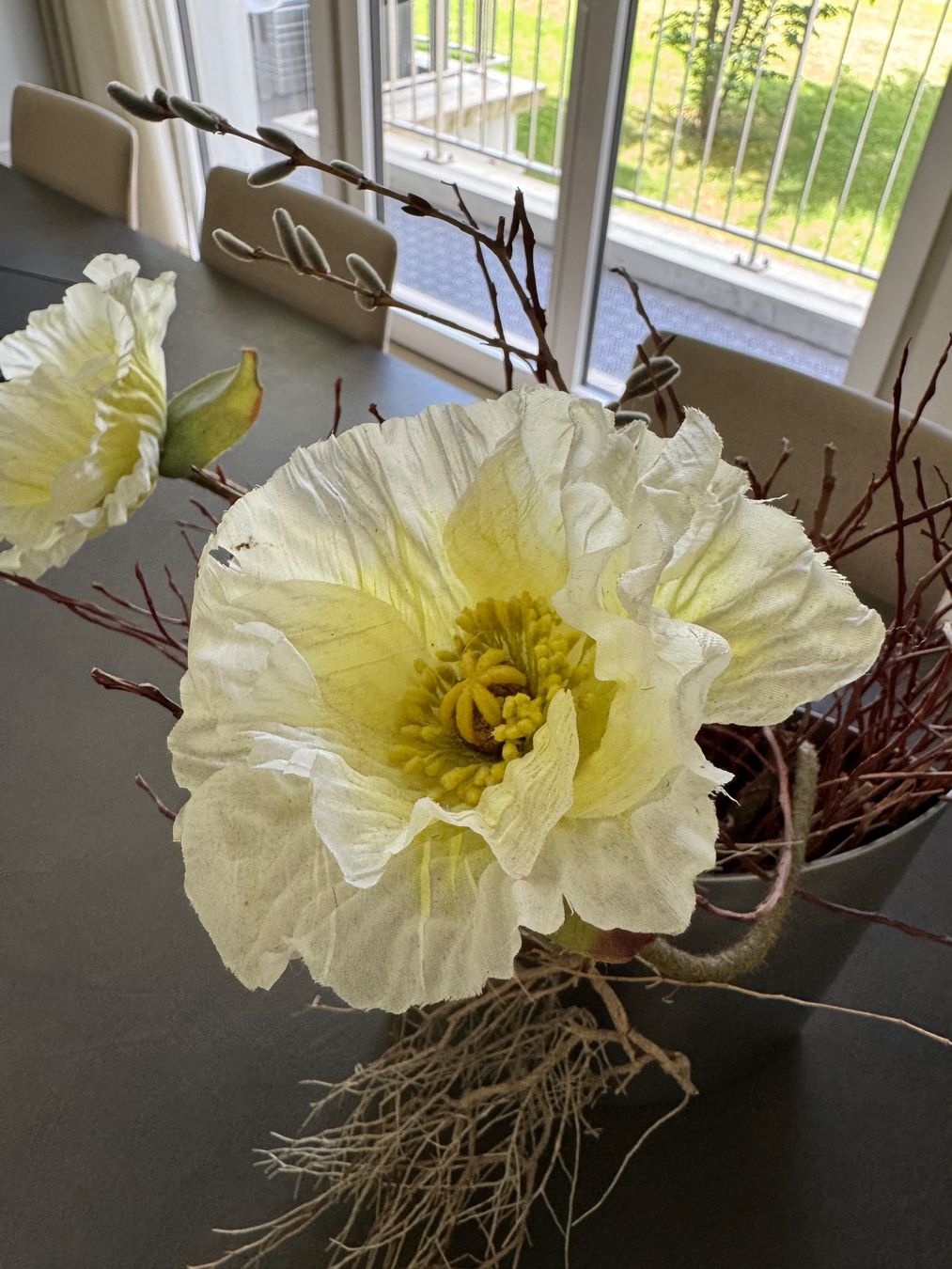 Tutte le decorazioni: Deko Kunstblumen in silberner Vase – Usato da Zürich venduto da Saskia125 3