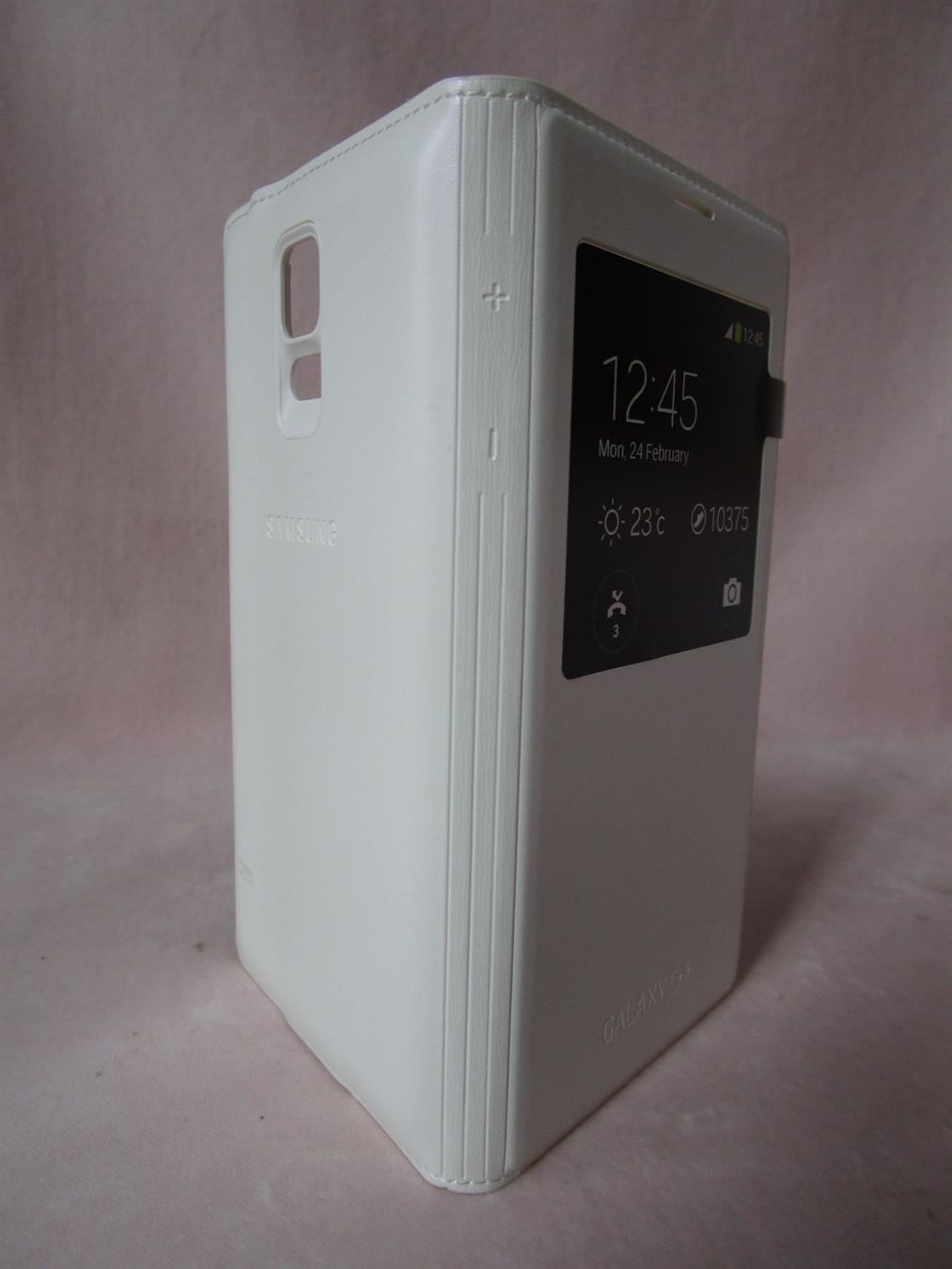 Samsung Cover & Protezioni schermo: Original Samsung Flip Cover S5 S-View case weiss – Nuovo e nell'imballaggio originale da Eschenbach SG venduto da brocarte 3