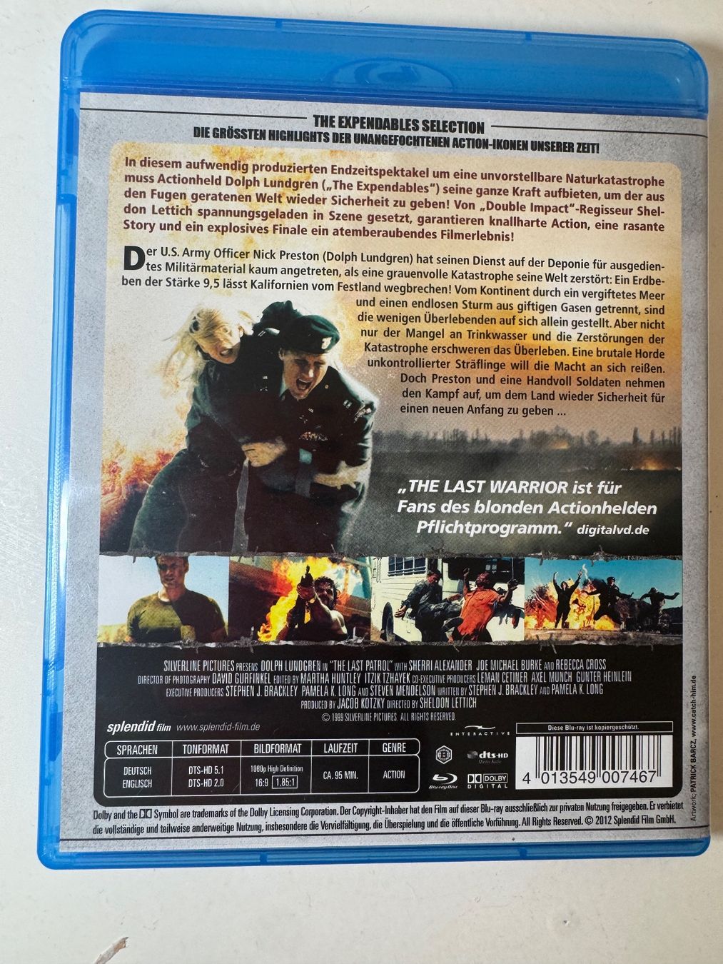 Tutti i DVDs: THE LAST WARRIOR  (blu ray)        Dolph Lundgren – Usato da Basel venduto da san_2qlq 1