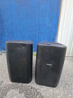 Lautsprecher QSC AD-82H Paar schwarz mit Wandhalterung
