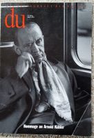 Arnold Kübler Eine Hommage Du Magazin 601 50 Jahre Du 1991